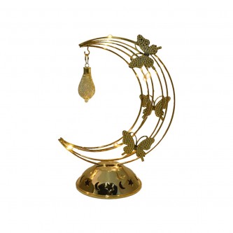 Luminous metal lantern 16 x 10 x 23 cm AF-501070