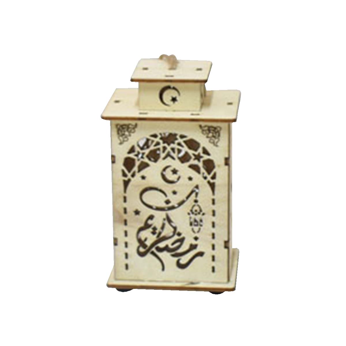 فانوس خشبي مضيئ 7 × 5 × 12سم AF-501145 فانوس خشبي مضيئ 7 × 5 × 12سم AF-501145