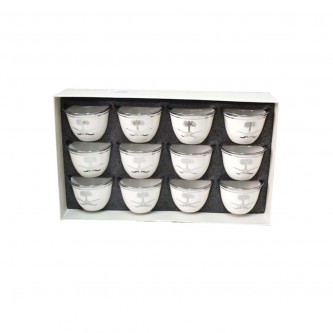 Ceramic coffee cup set 12 pieces 9501508