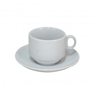 12-piece ceramic coffee cup and saucer set ZD901