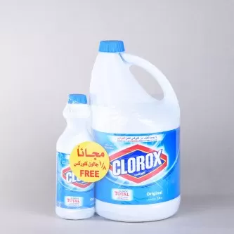 كلوركس , 3.78 لتر , زايد 1/8 جالون مجانا