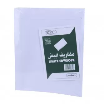 روكو ربطة ظروف رسائل 10 × 12 بوصة , ابيض 25 حبة 