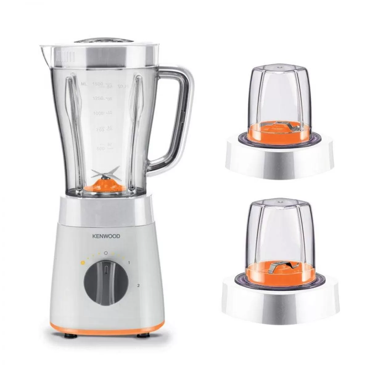 خلاط كهربائي كينوود 2.0 لتر مع مطحنتين 500 واط BLP15.360WH
