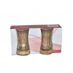 طقم بيالات شاي زجاج 2 قطعة AF503026