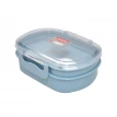 صندوق غداء بلاستيك ازرق AF-600046