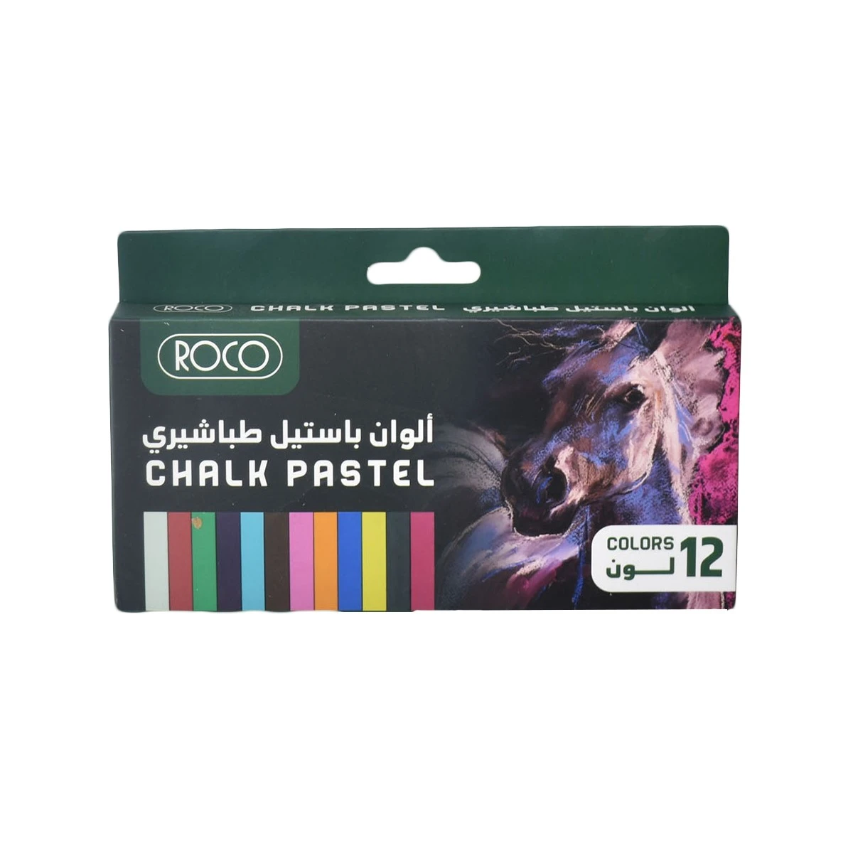 طقم ألوان باستيل طباشيري روكو 12 لون RQ-193712