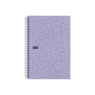 دفتر سلك انجليزي أس لاين 200 ورقة B5 غلاف لين الوان متعددة AF600413