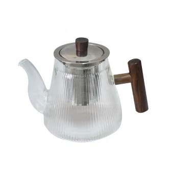 ابريق شاي زجاج شفاف مع مصفاة استيل 1400مل MF601937