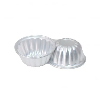 طقم قوالب كريمة المنيوم 2 قطعة 11× 5 سم 1019506