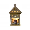 فانوس خشبي مضيئ 15× 5 × 30 سم AF-501142