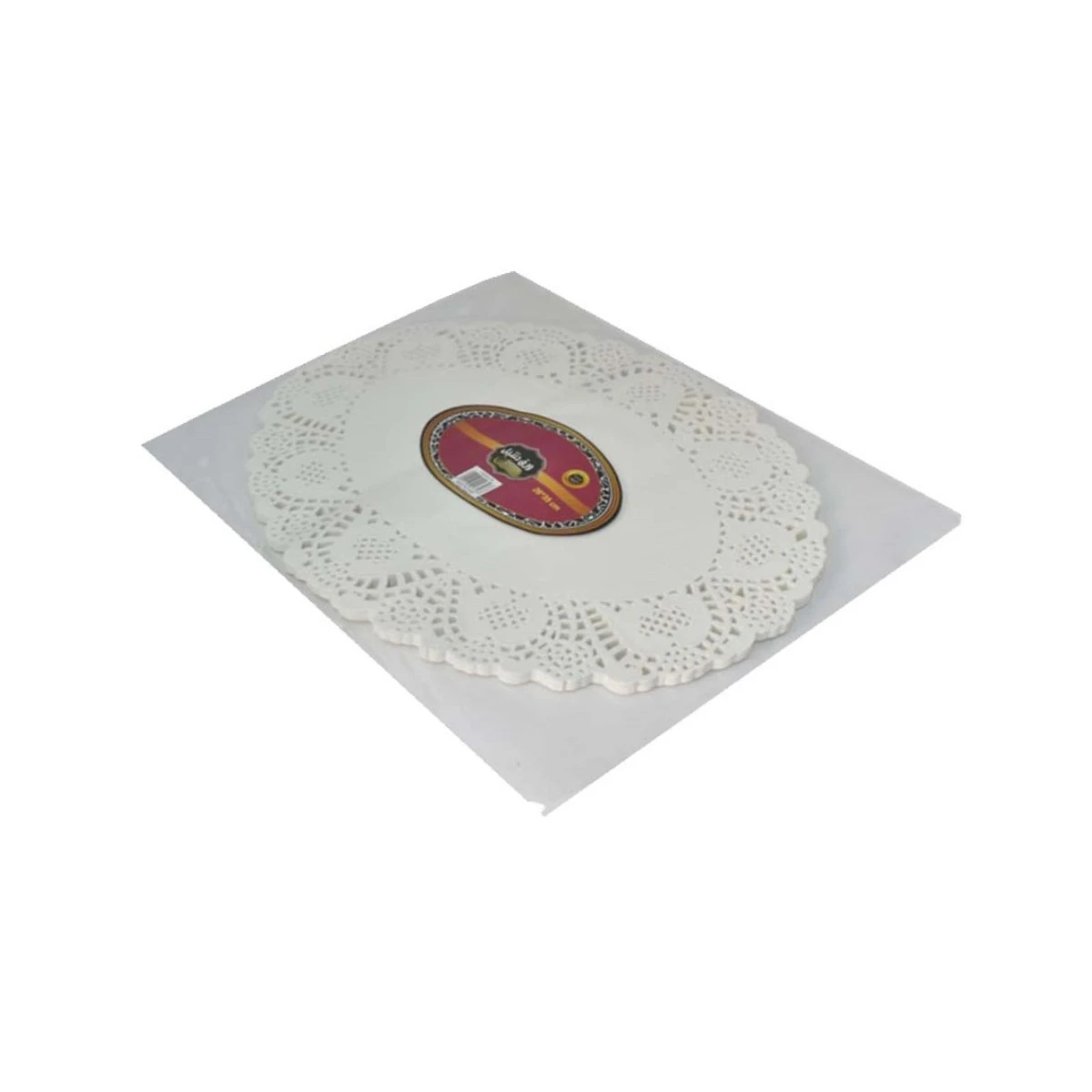 ورق دنتيل بيضاوي ابيض 60 قطعة 35 × 26 سم FW6004756