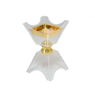 مبخرة بلاستيك شفاف صغير 15سم MF6002409