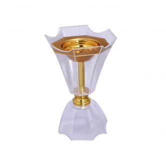 مبخرة بلاستيك شفاف صغير 19سم MF6002403