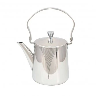 ابريق شاي استيل فضي 1200مل LLT326