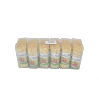مجموعة أعواد أسنان خشبية 12 قطعة AF501874