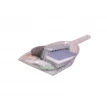 طقم جاروف بلاستيك مع فرشة 6 قطعة شفاف MF6004736