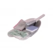طقم جاروف بلاستيك مع فرشة 6 قطعة شفاف MF6004736