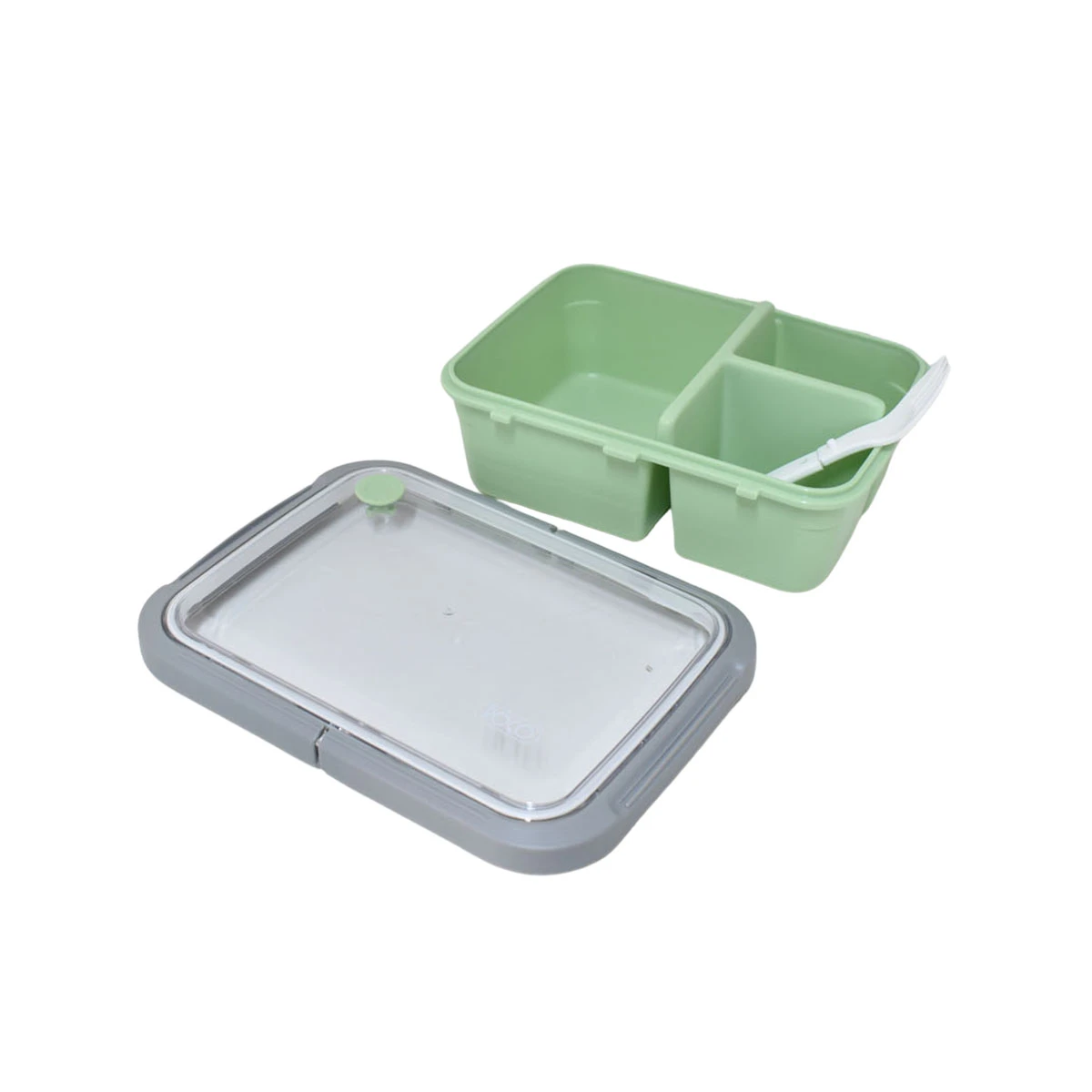 صندوق غداء بلاستيك مقسم روكو RQ-1BSM6245GRN