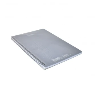 دفتر سلك انجليزي روكو 60 ورقة A5 غلاف ملون RQ-11212EA