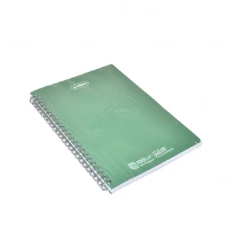 دفتر سلك انجليزي روكو 100ورقة A5 غلاف ملون RQ-11214EA