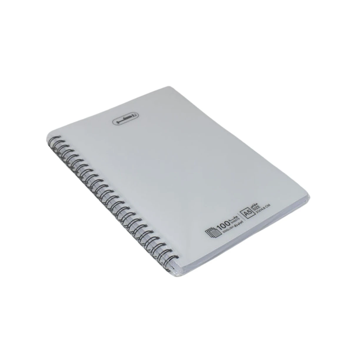 دفتر سلك انجليزي روكو 100ورقة A5 غلاف ملون RQ-11214EA