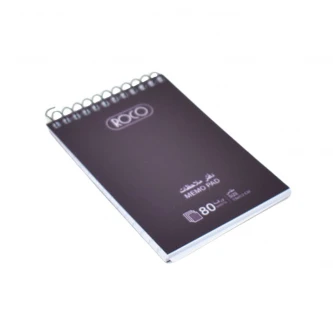دفتر ملاحظات سلك روكو 80 ورقة 7.9 × 11.2 سم RQ-14085PRL