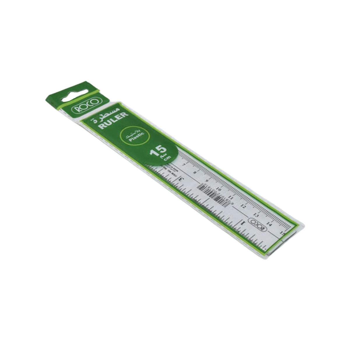 مسطرة بلاستيك شفاف روكو 15سم RQ-10815