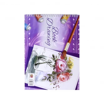 كراسة رسم ابيض 12 ورقة 28 × 21 سم غلاف ملون A4-BK36972