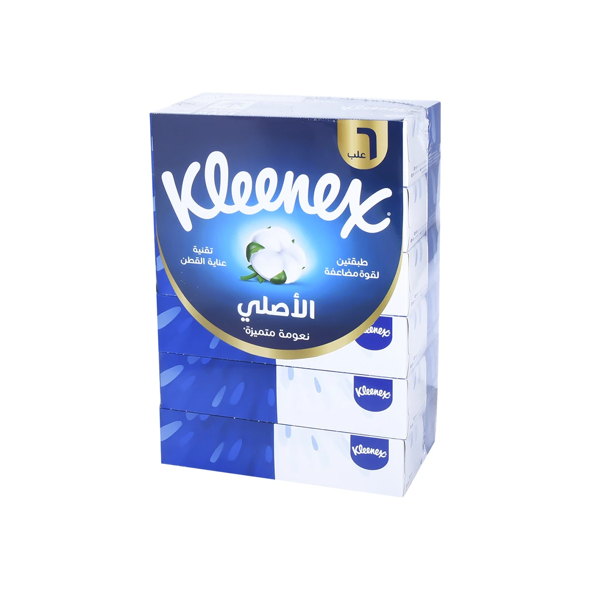 مناديل علب كلينكس 6 قطعة × 70 منديل مزدوج