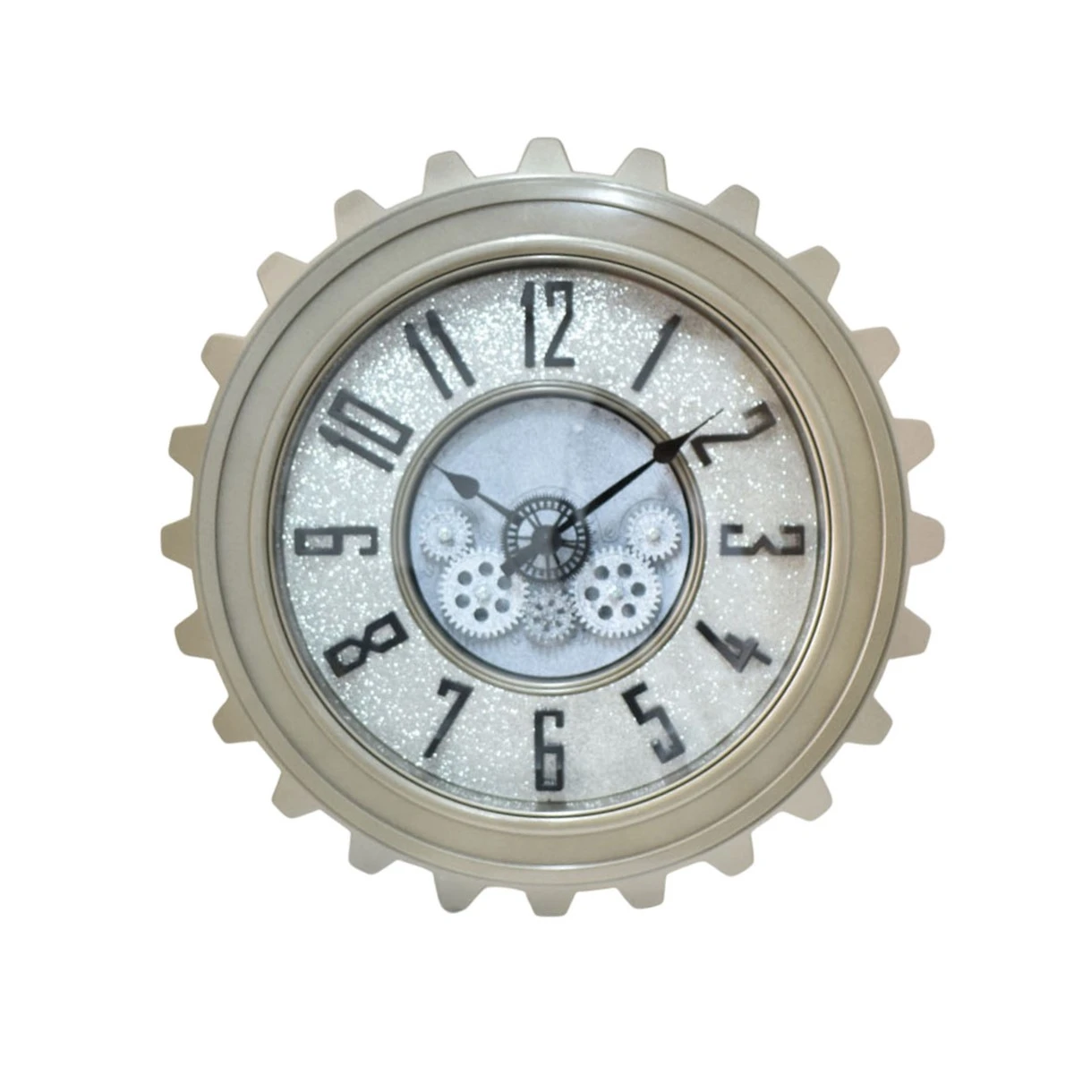 ساعة حائط بلاستيك مستديرة 45 سم SH26027