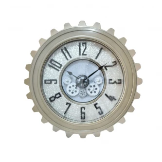 ساعة حائط بلاستيك مستديرة 45 سم SH26027