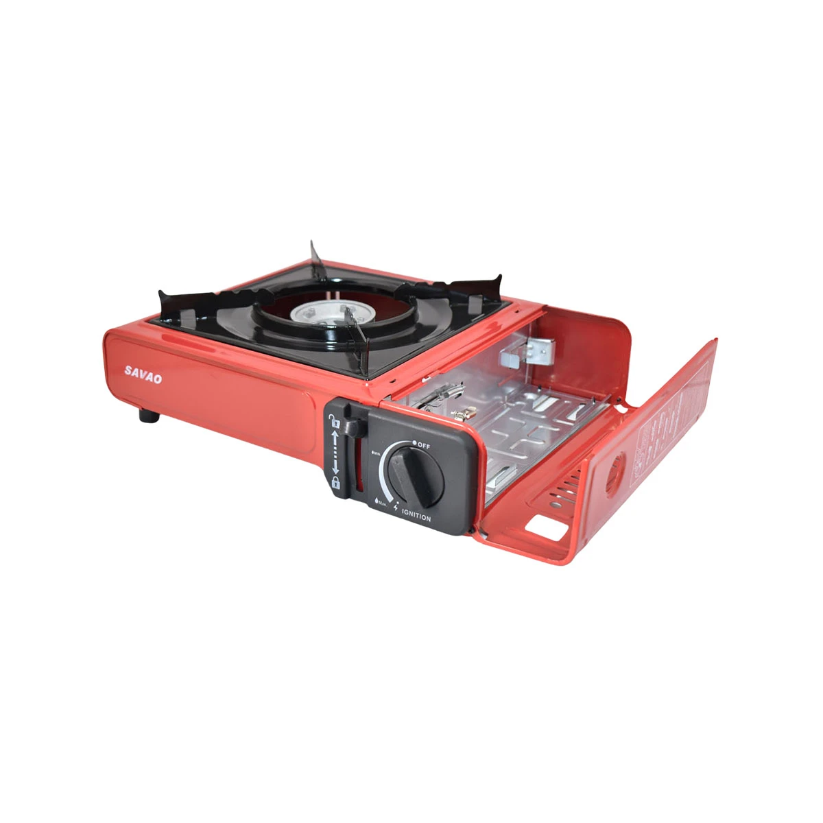 موقد غاز متنقل للرحلات والتخييم احمر GC7511P-2