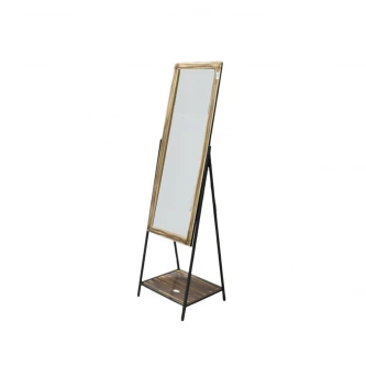 مراية ارضية عمودية بإطار خشب 156× 44 سم 
