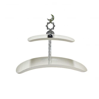 استاند تقديم معدني شكل هلال دورين FM202549