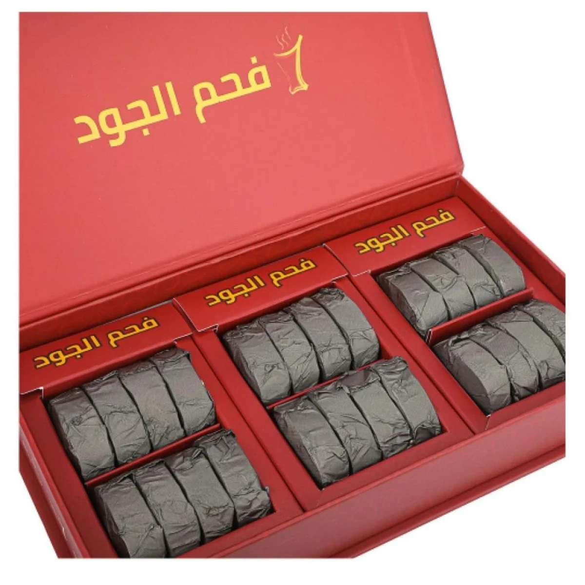 فحم الجود للعود والبخور سريع الاشتعال 24 قرص دائري كبير جدا XXL