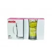طقم كاسات زجاج شفاف 2 قطعة 350مل MAS8454