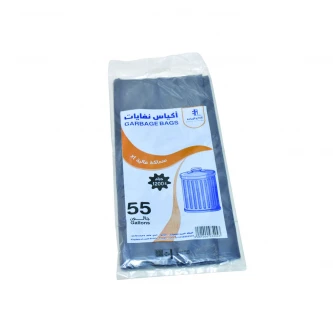 اكياس نفايات ابداع الريادة 55جالون 1200جرام 
