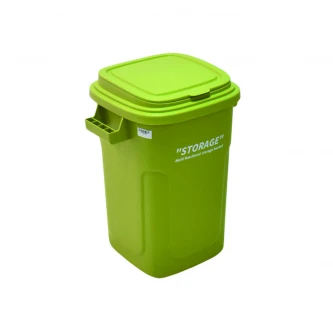 سطل نفايات بلاستيك 32 × 32 ×46 سم الوان متعددة 