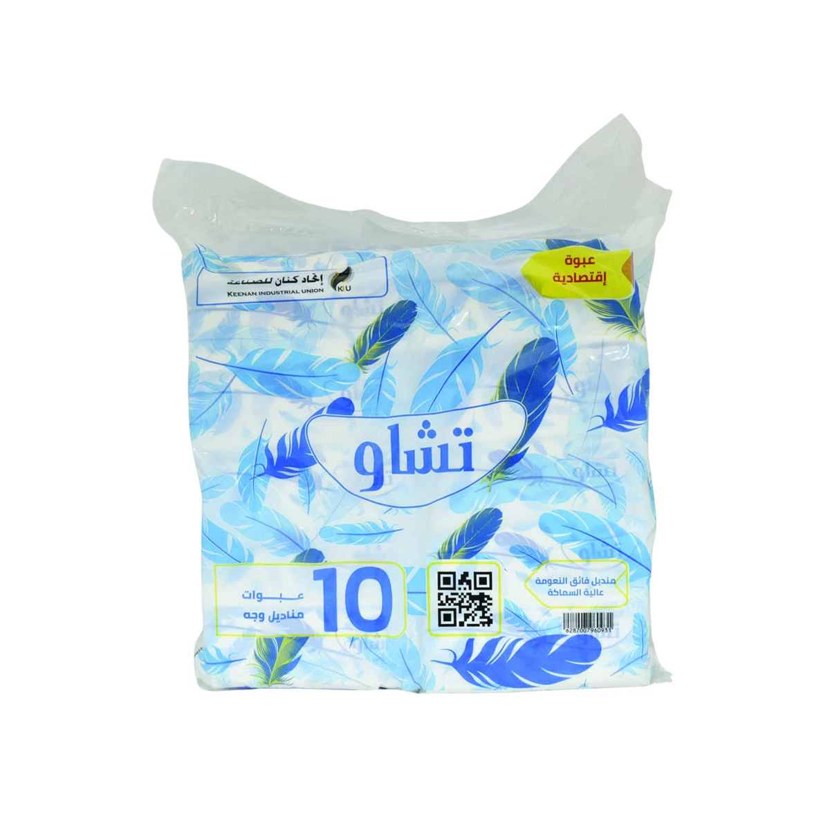 مناديل تشاو 10 علب نيلون × 180 منديل مفرد