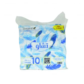 مناديل تشاو 10 علب نيلون × 180 منديل مفرد 