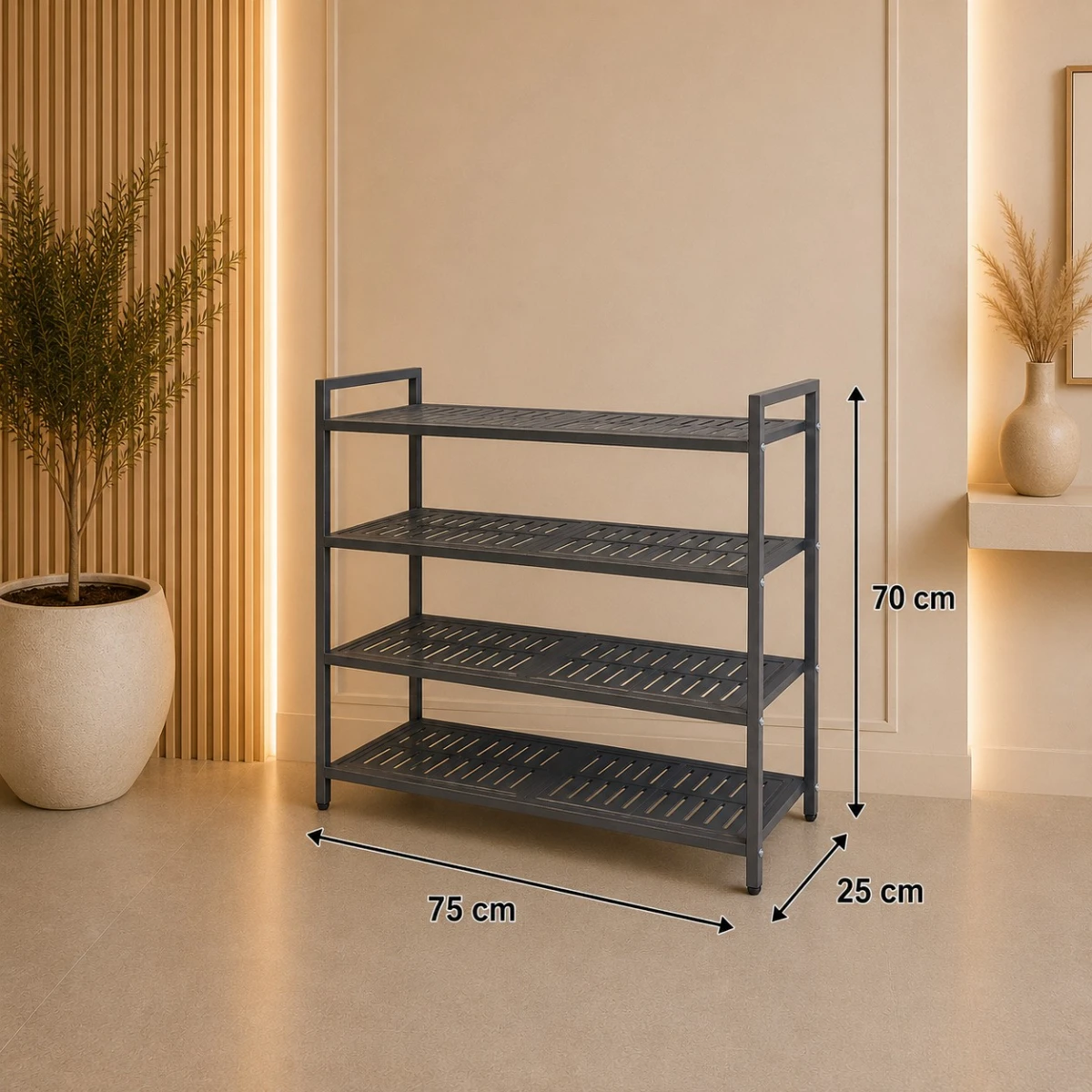 رفوف متعدد الاستخدام مقاس 73*70 SR001 BLACK