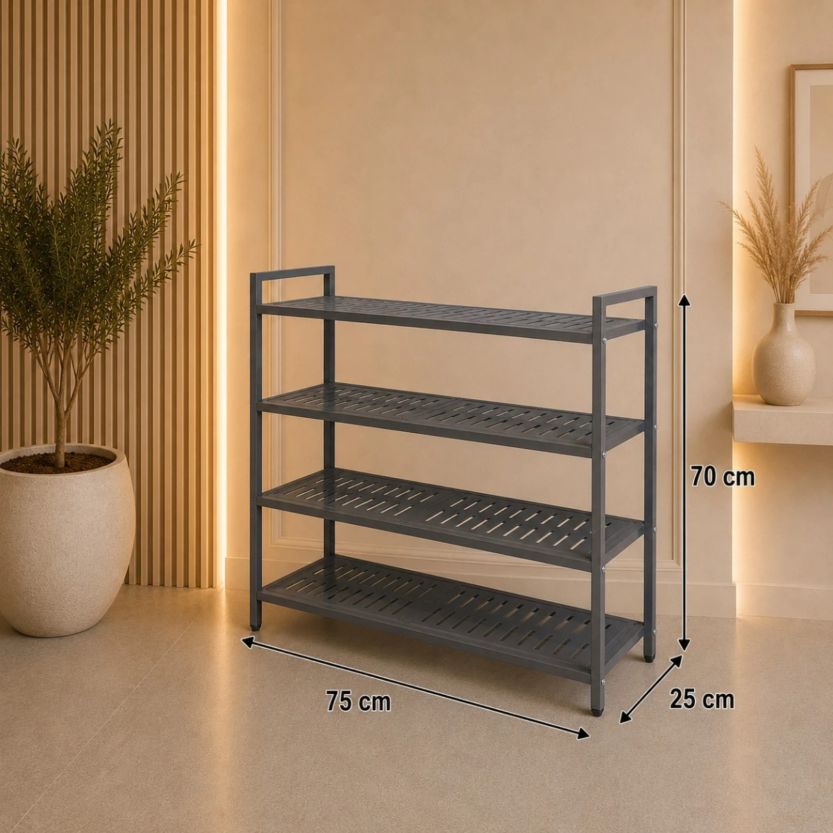 رفوف متعدد الاستخدام مقاس 73*70 SR001 GREY