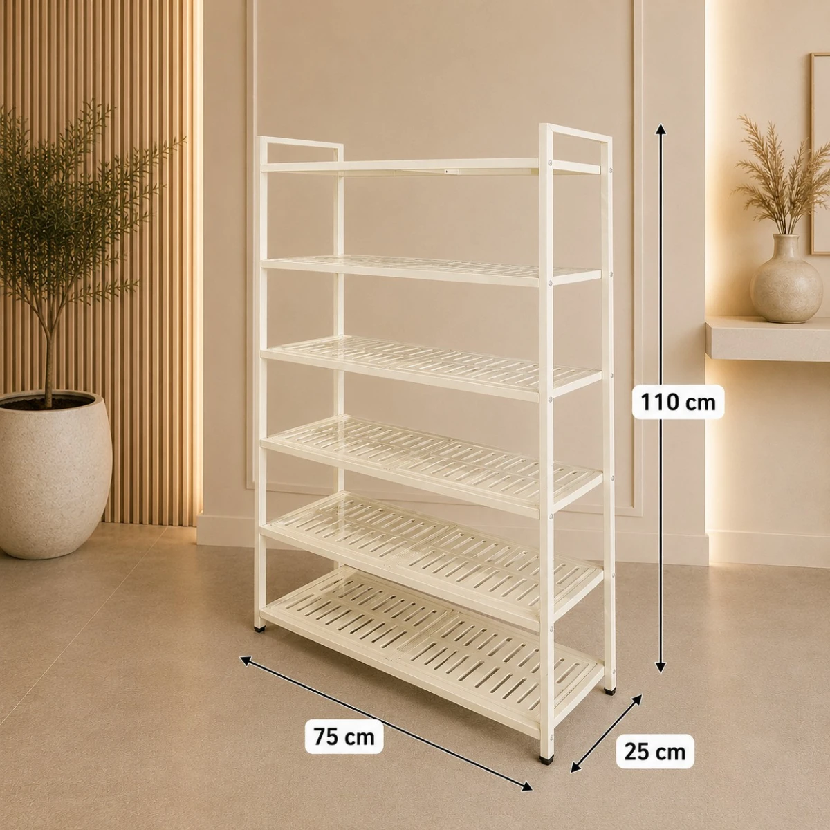رفوف متعدد الاستخدام مقاس 73*110 SR003 WHITE