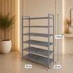 رفوف متعدد الاستخدام مقاس 73*110 SR003 GREY