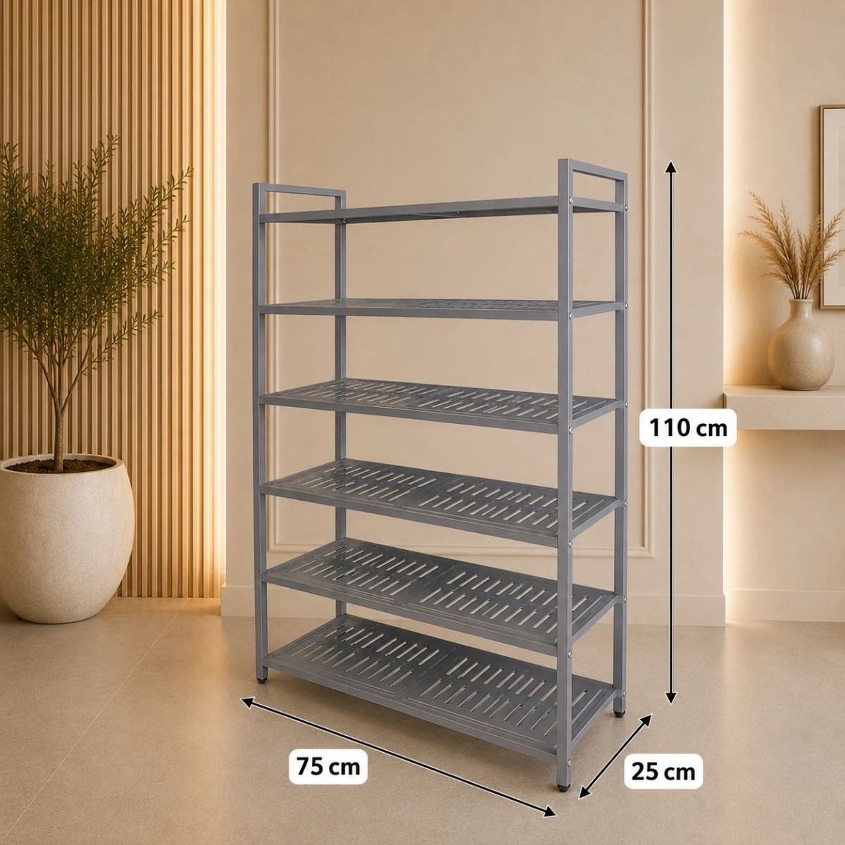 رفوف متعدد الاستخدام مقاس 73*110 SR003 GREY