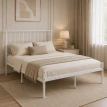 سرير مقاس 200*140 3820 WHITE