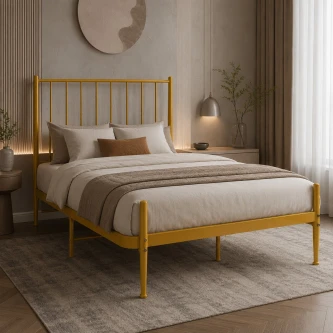 سرير مقاس 190*90 3820 GOLD