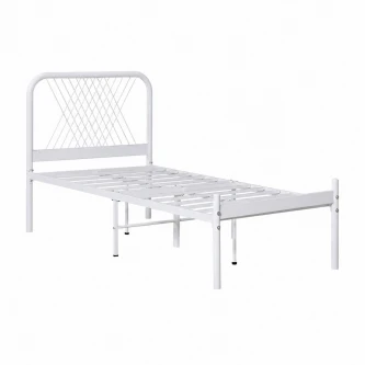 سرير مقاس 90*190 WHITE 3826