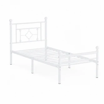 سرير حديد مقاس 90*190 WHITE 3919