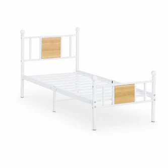 سرير حديد مقاس 90*190 WHITE 3921
